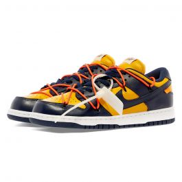 Dunk low off-white university outlet gold midnight navy ebay