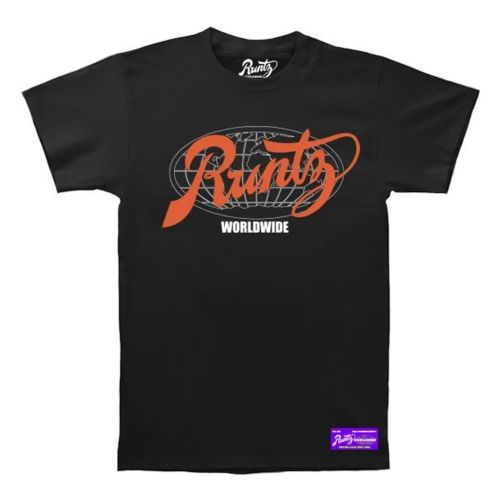 All Country T-Shirt By Runtz - Black and Orange
