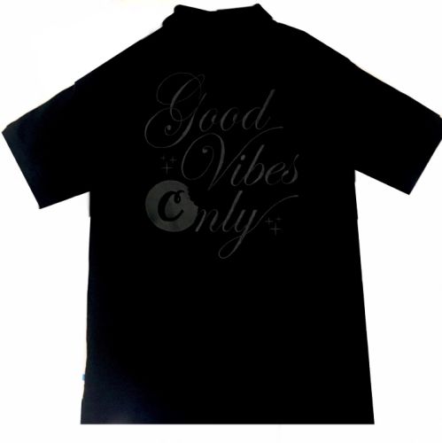 Cookies Polo T-Shirt - Good Vibes Only By Cookies - Black