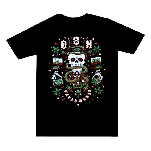Cali-X - OZX Skeleton T-shirt - Black  