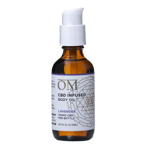 Lavender 100mg CBD Body Oil by OM Wellness 