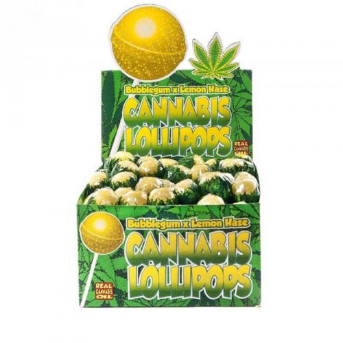 Cannabis Lollipops - Bubblegum x Lemon Haze by Dr. Greenlove Amsterdam