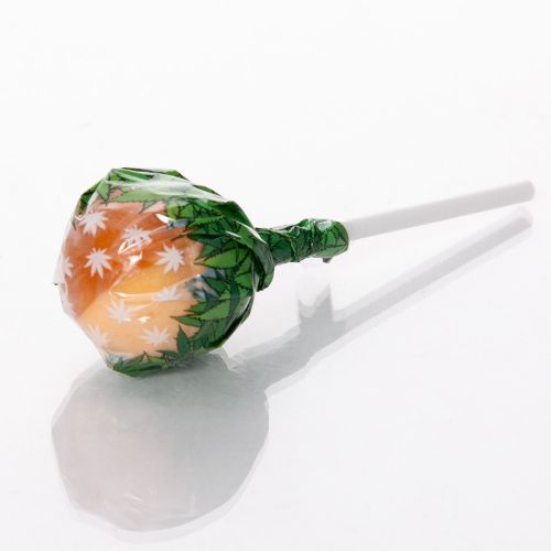 Bubble Gum x Orange Bud Cannabis lollipops by Dr. Green Love