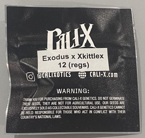 Exodus x Xkittlex Regular Cannabis Seeds By Cali-X Seeds