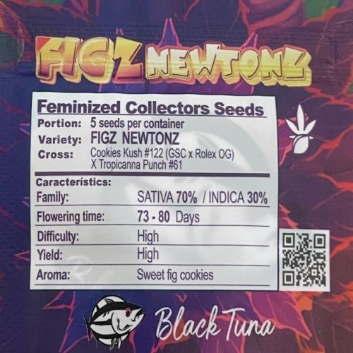 Fig Newtonz Female Cannabis Seeds by Black Tuna Seeds