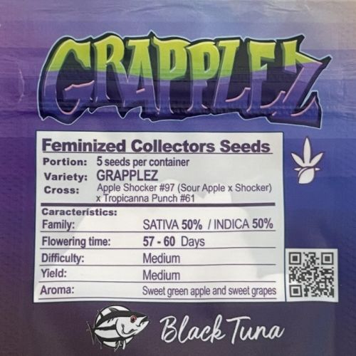Grapplez Female Cannabis Seeds by Black Tuna Seeds