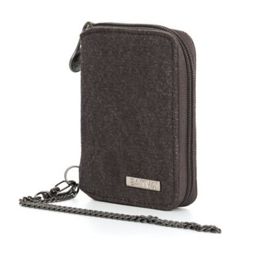 Hemp Wallet with Chain by Sativa Bags - Grey