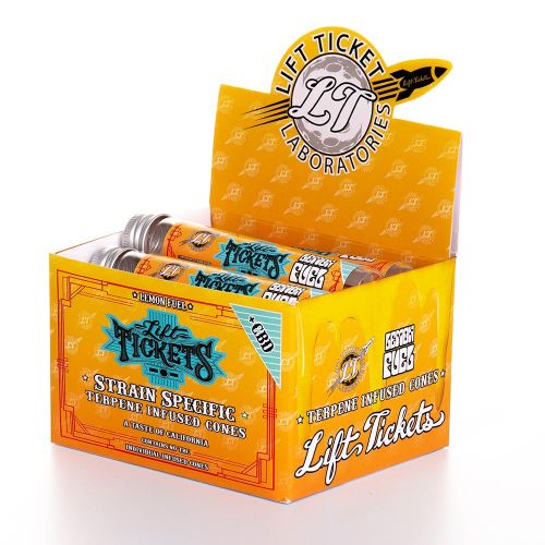 Lemon Fuel Pre-Rolled Infused Terpene Cone with CBD by Lift Tickets 710