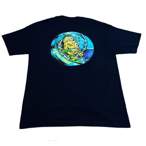 The Surfing Lemon T-Shirt - Navy by Lemon Life SC