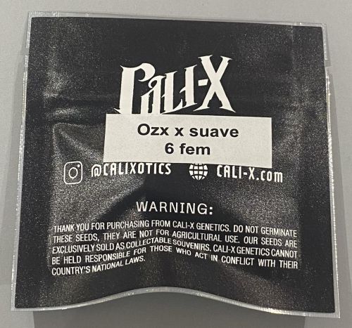 OZX x Suave Feminized Cannabis Seeds By Cali-X Seeds