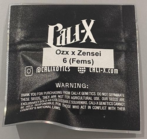 OZX x Zensei Female Cannabis Seeds By Cali-X Seeds