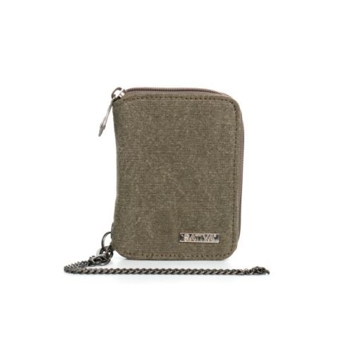 Hemp Wallet with Chain by Sativa Bags - Khaki