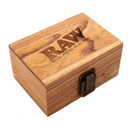 Raw Wood Rolling Box - 12.5cm x 9cm
