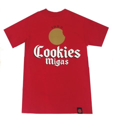 Cookies Barcelona - Migas 1983 - T-Shirt By Cookies - Red & White