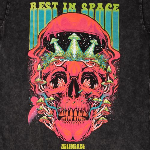 Rest In Space T-Shirt by Alien Labs – Stone Washed