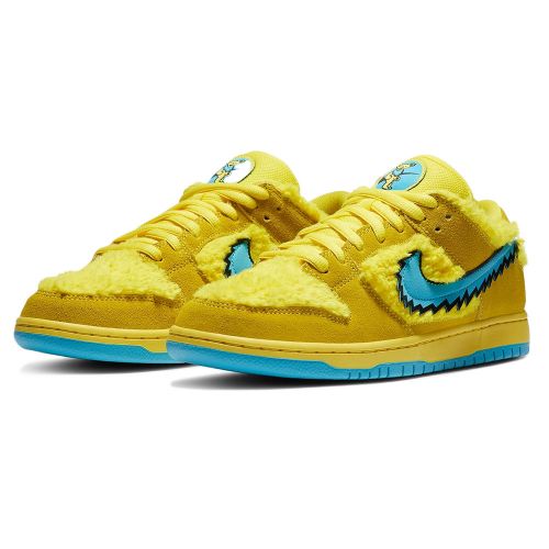 SB Dunk Low Grateful Dead Bears Opti Yellow Sneakers -  Nike - 10 US / 9 UK / 44 EUR