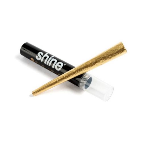 24K KingSize Gold 1 piece Pre-Rolled Rolling Paper by Shine ® 
