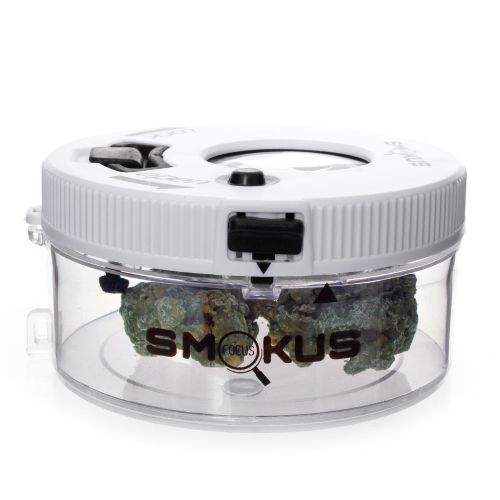 Jet Pack White Illuminated Storage Jar by Smokus Focus