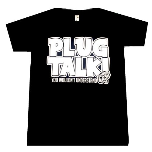 The Plug Talk T-Shirt - Black