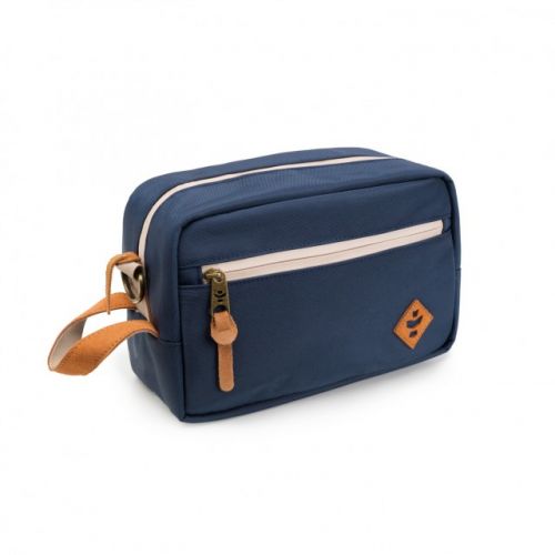 The Stowaway Toiletry Kit Odour Proof Bag by Revelry - Navy 