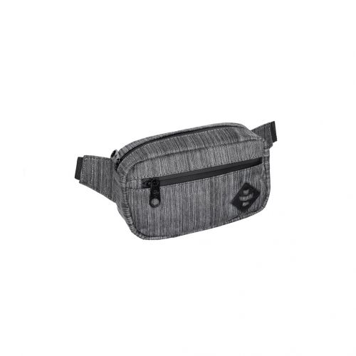 The Companion Dark Striped Grey Cross Body Waist Bag by Revelry Supply 
