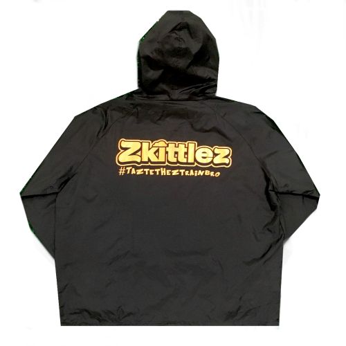 Official Zkittlez Taste The Z Train - Black & Orange Windbreaker