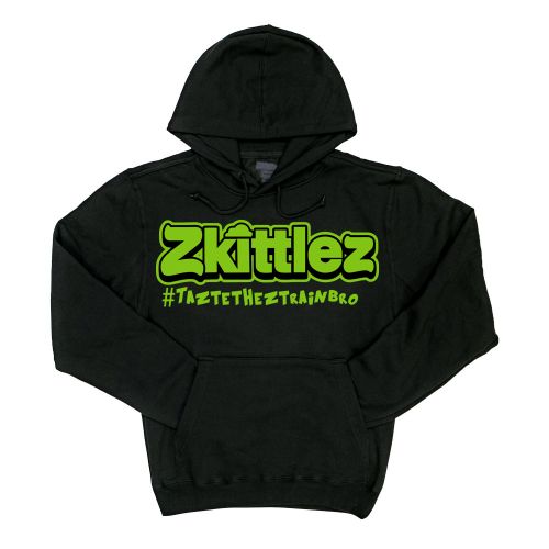 Official Zkittlez Taste The Z Train Neon Green Hoodie
