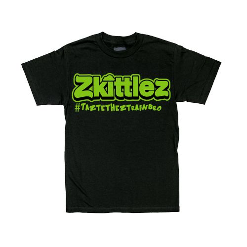 Official Zkittlez Taste The Z Train Neon Green T-Shirt