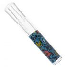 Keith Haring - Glass Taster Pipe - Blue