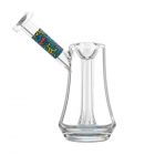 Keith Haring - Glass Bubbler - Blue
